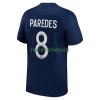 Maillot de Supporter Paris Saint-Germain Paredes 8 Domicile 2022-23 Pour Homme